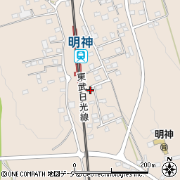栃木県日光市明神878-47周辺の地図