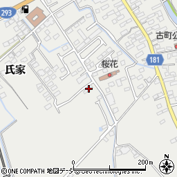 栃木県さくら市氏家1788周辺の地図