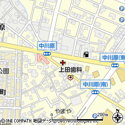 ファミリーマート富山中川原店周辺の地図