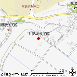 上友坂公民館周辺の地図