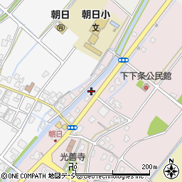 消防機関　富山市消防団婦中方面団朝日分団周辺の地図