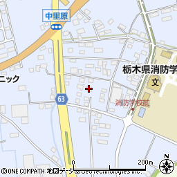 栃木県宇都宮市中里町249周辺の地図