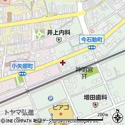 北日本新聞小矢部東部販売店周辺の地図