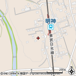 栃木県日光市明神885周辺の地図