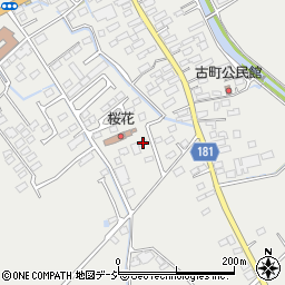 栃木県さくら市氏家1798-10周辺の地図