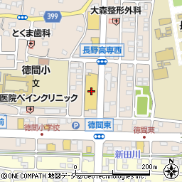 ケーヨーデイツー長野徳間店周辺の地図