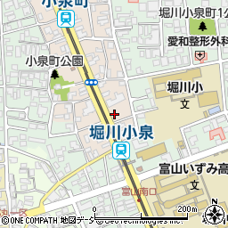 富山県富山市小泉町3周辺の地図