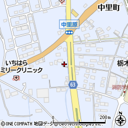 栃木県宇都宮市中里町303周辺の地図