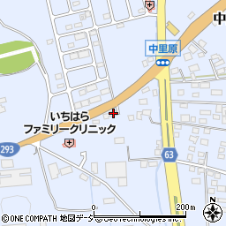 栃木県宇都宮市中里町296周辺の地図