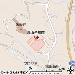 栃木県那須烏山市滝田1868-18周辺の地図