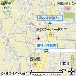 長野県長野市上松3丁目25周辺の地図
