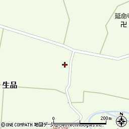 群馬県利根郡川場村生品1159周辺の地図