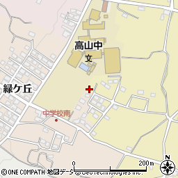 長野県上高井郡高山村二ツ石4580-3周辺の地図