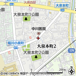 富山県富山市大泉本町周辺の地図