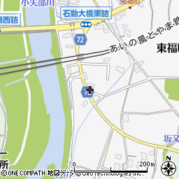 富山県小矢部市東福町13周辺の地図
