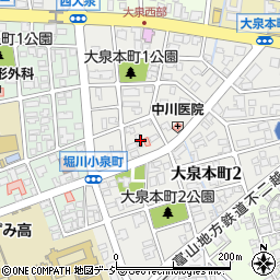 日本測量協会（公益社団法人）北陸支部　事務局周辺の地図