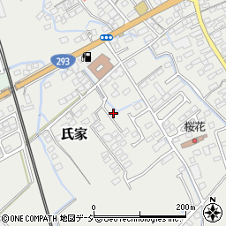 栃木県さくら市氏家1782周辺の地図