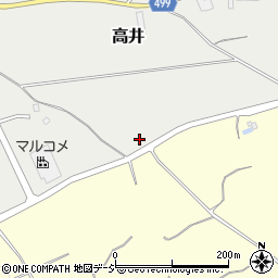 長野県上高井郡高山村高井5992周辺の地図