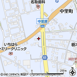 栃木県宇都宮市中里町302周辺の地図