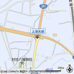 上津大原周辺の地図