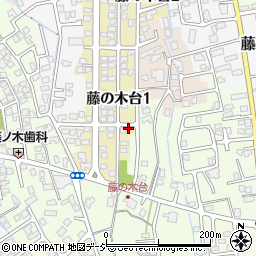 富山県富山市藤の木台1丁目20周辺の地図