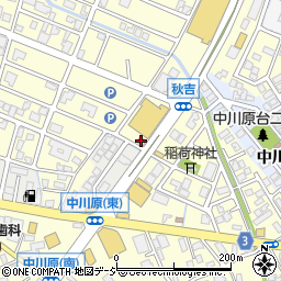 まいどおおきに食堂富山秋吉食堂周辺の地図