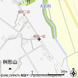 柿沢一区周辺の地図