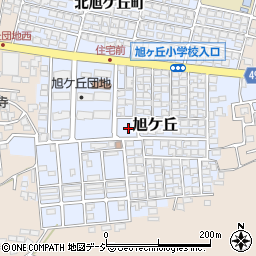長野県須坂市旭ケ丘周辺の地図