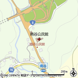 南谷公民館周辺の地図
