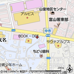 ステーキガスト富山山室店周辺の地図