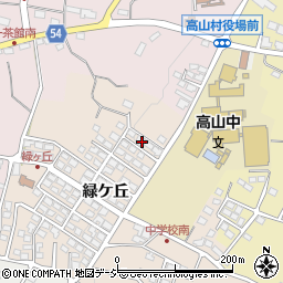 長野県上高井郡高山村高井3305-23周辺の地図