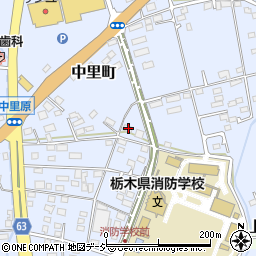 栃木県宇都宮市中里町274周辺の地図