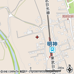 栃木県日光市明神1016周辺の地図
