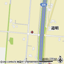 富山県小矢部市道明229周辺の地図