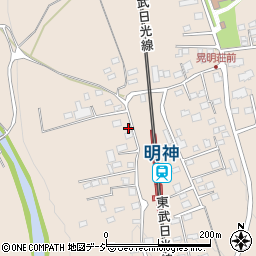 栃木県日光市明神1015周辺の地図