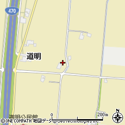 富山県小矢部市道明148周辺の地図