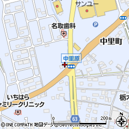 栃木県宇都宮市中里町285周辺の地図