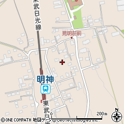 栃木県日光市明神2455周辺の地図