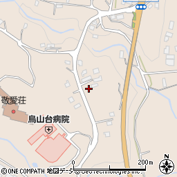 栃木県那須烏山市滝田996周辺の地図