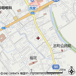栃木県さくら市氏家2592周辺の地図
