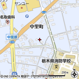栃木県宇都宮市中里町279周辺の地図
