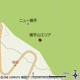 志賀高原横手山・渋峠スキー場　横手山エリア周辺の地図