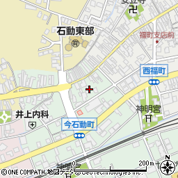 富山県小矢部市今石動町周辺の地図