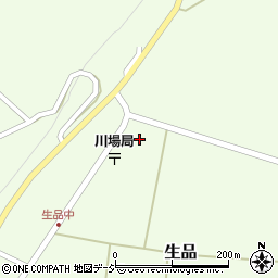 群馬県利根郡川場村生品1114周辺の地図