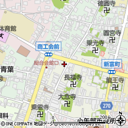 石動信用金庫中央支店周辺の地図