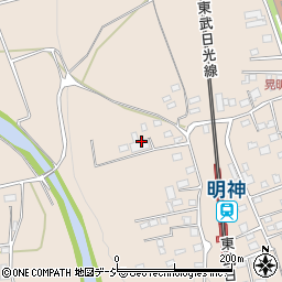 栃木県日光市明神1017周辺の地図
