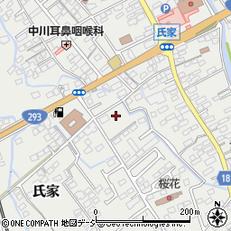 栃木県さくら市氏家1809周辺の地図