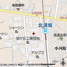 須坂帝通株式会社周辺の地図