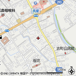 栃木県さくら市氏家2590-1周辺の地図