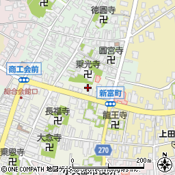 富山県小矢部市中央町3-7周辺の地図